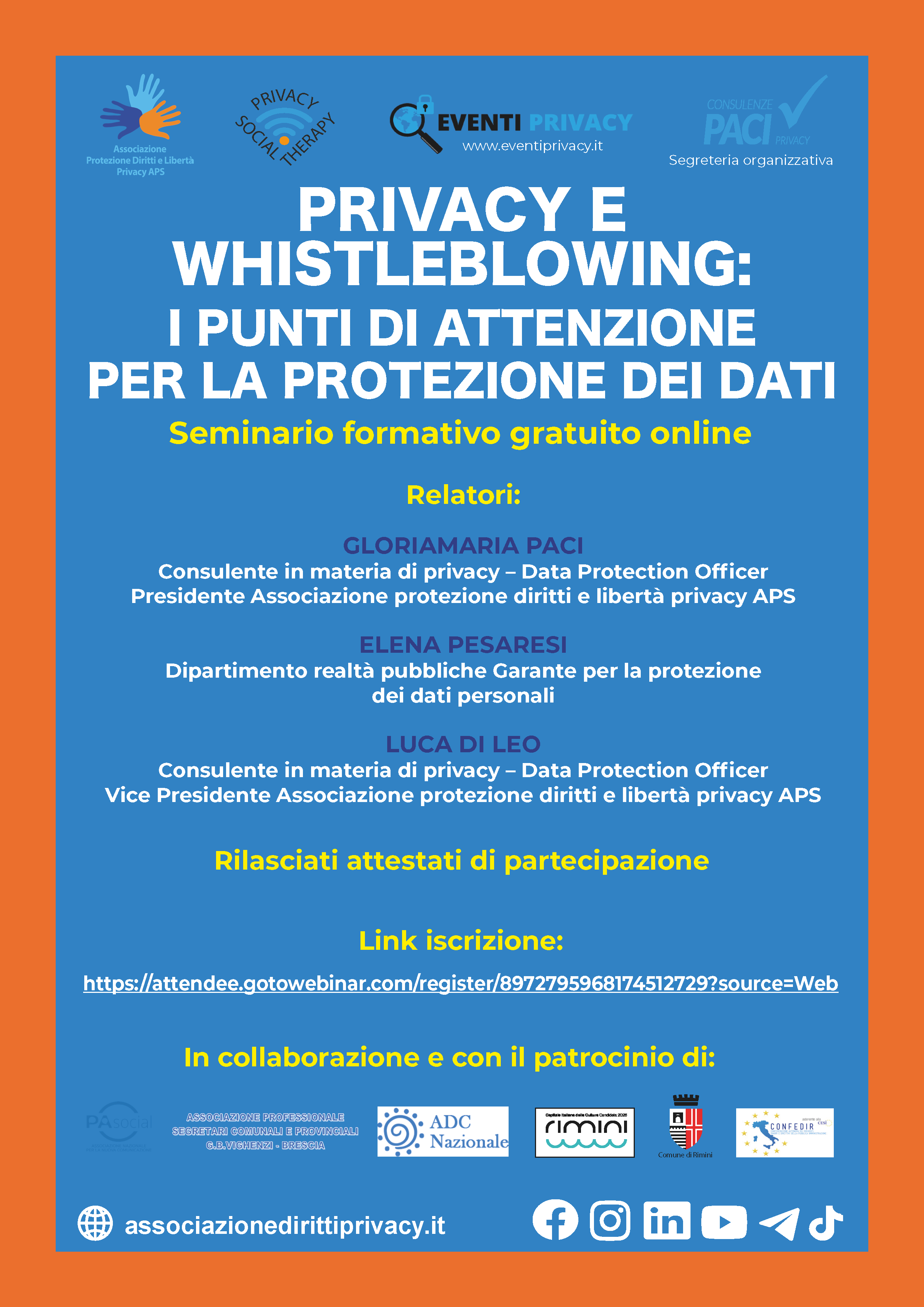 Privacy e Whistleblowing: i punti di attenzione per la protezione dei dati